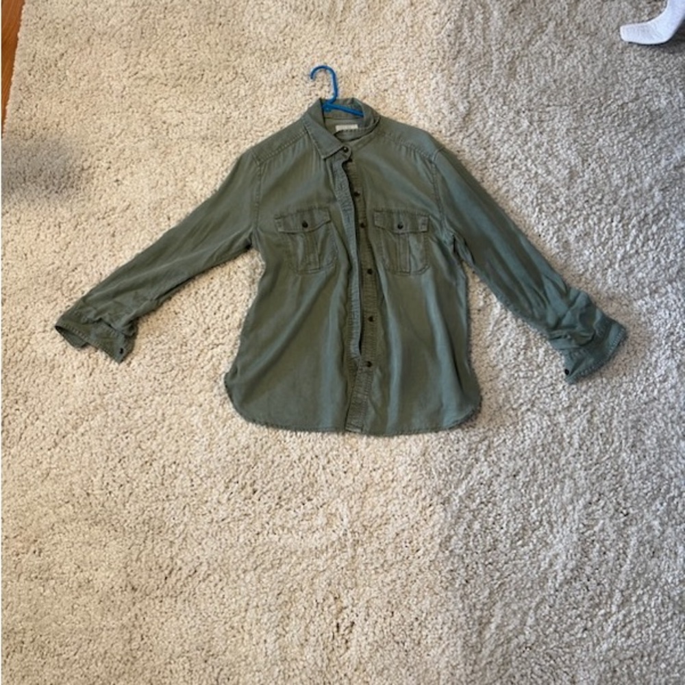Oversized button down